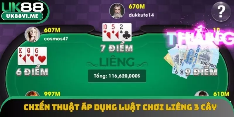 Áp dụng chiến thuật hiệu quả chơi Liêng hấp dẫn