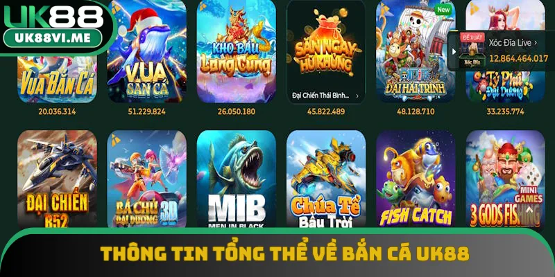 Thông tin tổng thể về bắn cá UK88